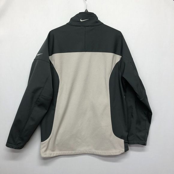 Nike Men Full Zip Fleece Soft Shell Jacket Size XL Extra Large Gray B214 -16 - Picture 13 of 15